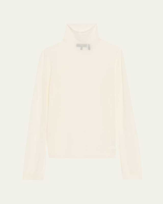 Wool-Blend Turtleneck Sweater